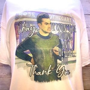 Schitt’s Creek David Rose T Shirt - XL